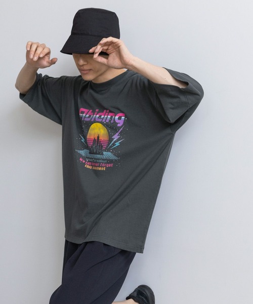 LOWRYS FARM(ローリーズファーム)の「バンドカコウTシャツSS 909165(Tシャツ/カットソー・メンズ・ブラック/その他/その他1・MEDIUM/LARGE)」の14枚目の写真