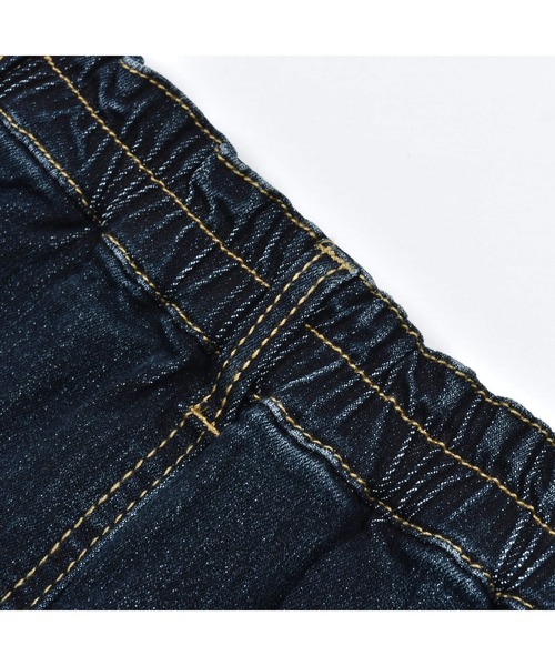 ZIDDY(ジディ)の「ZIDDY/【接触冷感】デニムスカパン(130~160cm)(デニムスカート・キッズ・ブルー/ネイビー・130/140/150/160)」の4枚目の写真