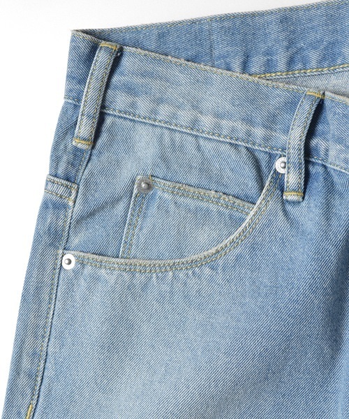 SHIPS JET BLUE（シップスジェットブルー）の「SHIPS JET BLUE (シップス ジェットブルー): クラッシュデニムパンツ■（デニムパンツ・メンズ・ライトインディゴブルー・SMALL/LARGE/MEDIUM）」の3枚目の写真