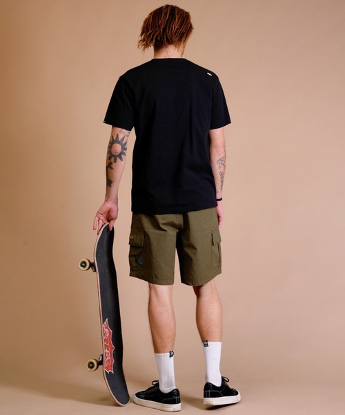 BILLABONG(ビラボン)の「BILLABONG/ビラボン ロゴプリントTシャツ クルーネック半袖Tee/ワンポイント ブランドロゴ BD011-274(Tシャツ/カットソー・メンズ・ブラック×ホワイト/ホワイト×ブラック/ブルー・XL/L/S/M)」の4枚目の写真