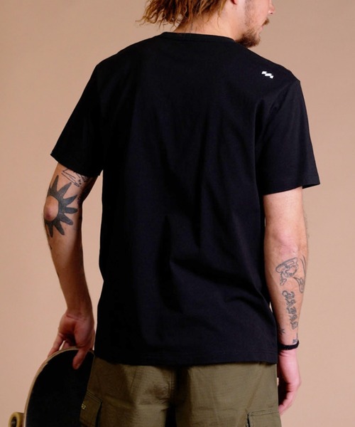 BILLABONG(ビラボン)の「BILLABONG/ビラボン ロゴプリントTシャツ クルーネック半袖Tee/ワンポイント ブランドロゴ BD011-274(Tシャツ/カットソー・メンズ・ブラック×ホワイト/ホワイト×ブラック/ブルー・XL/L/S/M)」の17枚目の写真