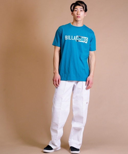 BILLABONG(ビラボン)の「BILLABONG/ビラボン ロゴプリントTシャツ クルーネック半袖Tee/ワンポイント ブランドロゴ BD011-274(Tシャツ/カットソー・メンズ・ブラック×ホワイト/ホワイト×ブラック/ブルー・XL/L/S/M)」の9枚目の写真