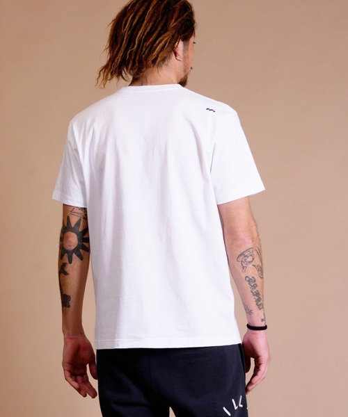 BILLABONG(ビラボン)の「BILLABONG/ビラボン ロゴプリントTシャツ クルーネック半袖Tee/ワンポイント ブランドロゴ BD011-274(Tシャツ/カットソー・メンズ・ブラック×ホワイト/ホワイト×ブラック/ブルー・XL/L/S/M)」の6枚目の写真