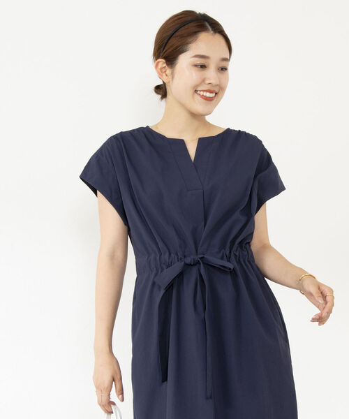 NOLLEY’S(ノーリーズ)の「ウォッシャブルフロントタックワンピース(ワンピース・レディース・ブラウン/ネイビー/イエロー・36/38)」の20枚目の写真