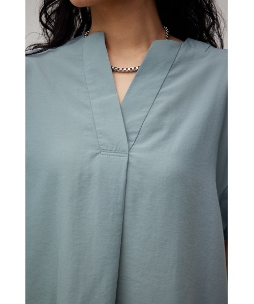AZUL by moussy（アズールバイマウジー）の「RUFFLE SLEEVE SKIPPER BLOUSE/ラッフルスリーブスキッパーブラウス（シャツ/ブラウス・レディース・オフホワイト/ブルー/ブラック・SMALL/MEDIUM）」の20枚目の写真