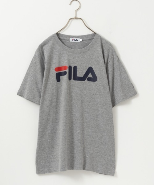 FILA（フィラ）の「FILA フィラ ビッグロゴプリントTシャツ（Tシャツ/カットソー・メンズ・ホワイト/グレー/ネイビー/ブラック・M/XL/L）」の3枚目の写真
