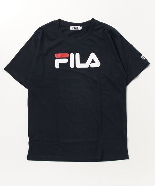 FILA（フィラ）の「FILA フィラ ビッグロゴプリントTシャツ（Tシャツ/カットソー・メンズ・ホワイト/グレー/ネイビー/ブラック・M/XL/L）」の8枚目の写真