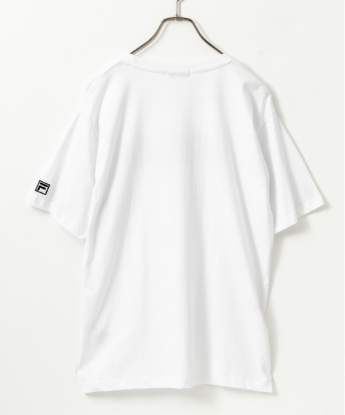 FILA（フィラ）の「FILA フィラ ビッグロゴプリントTシャツ（Tシャツ/カットソー・メンズ・ホワイト/グレー/ネイビー/ブラック・M/XL/L）」の9枚目の写真