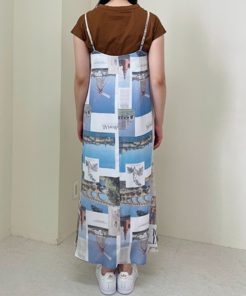 TEVALT（ヴァレット）の「風景プリントキャミワンピース（ワンピース・レディース・その他/グレー・38）」の16枚目の写真