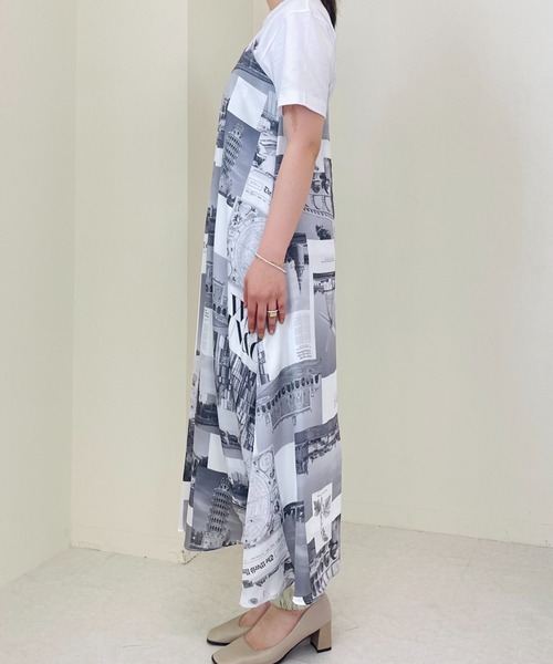 TEVALT（ヴァレット）の「風景プリントキャミワンピース（ワンピース・レディース・その他/グレー・38）」の8枚目の写真