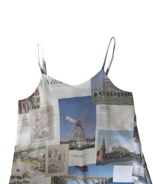 TEVALT（ヴァレット）の「風景プリントキャミワンピース（ワンピース・レディース・その他/グレー・38）」の18枚目の写真