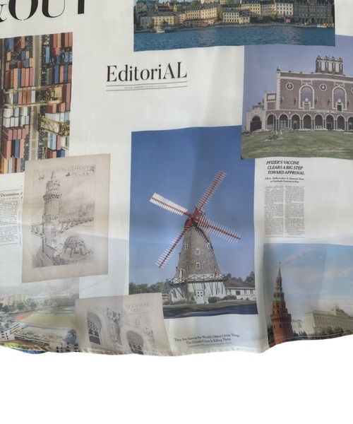 TEVALT（ヴァレット）の「風景プリントキャミワンピース（ワンピース・レディース・その他/グレー・38）」の22枚目の写真