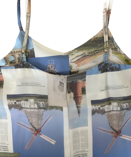 TEVALT（ヴァレット）の「風景プリントキャミワンピース（ワンピース・レディース・その他/グレー・38）」の20枚目の写真