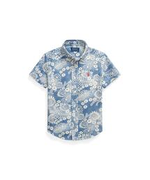 POLO RALPH LAUREN CHILDRENSWEAR | フローラル コットン オックスフォード ショートスリーブ シャツ(シャツ/ブラウス)