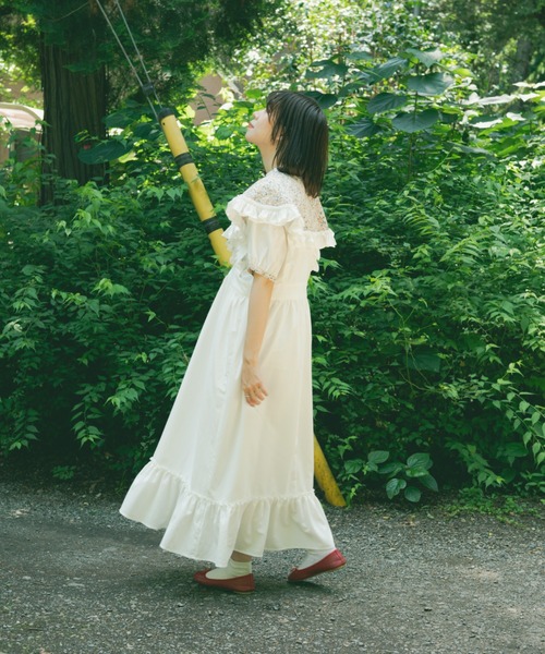 kutir（クティール）の「【クティールとレトロ】フリルつけ襟2wayブラウス（シャツ/ブラウス・レディース・ホワイト系その他/ベージュ/ネイビー/オフホワイト・FREE）」の21枚目の写真