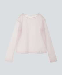 TULLE SHEER PULLOVER