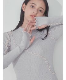 merry jenny | メロウリブニット(ニット/セーター)