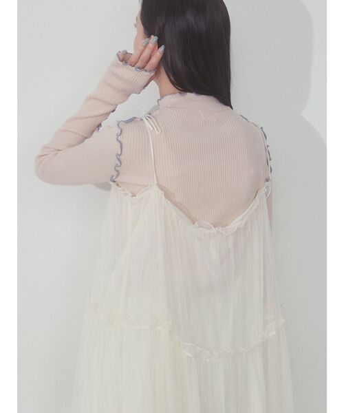 merry jenny（メリージェニー）の「メロウリブニット（ニット/セーター・レディース・ライトグレー/ピンク/イエロー・FREE）」の20枚目の写真