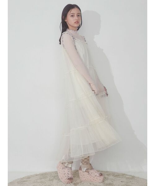 merry jenny（メリージェニー）の「メロウリブニット（ニット/セーター・レディース・ライトグレー/ピンク/イエロー・FREE）」の21枚目の写真