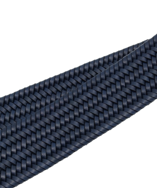 SHIPS（シップス）の「Dino Mattia: レザー エラスティック メッシュベルト（ベルト・メンズ・ブラウン/ネイビー/ブラック/ブルー・90/LARGE/85）」の8枚目の写真