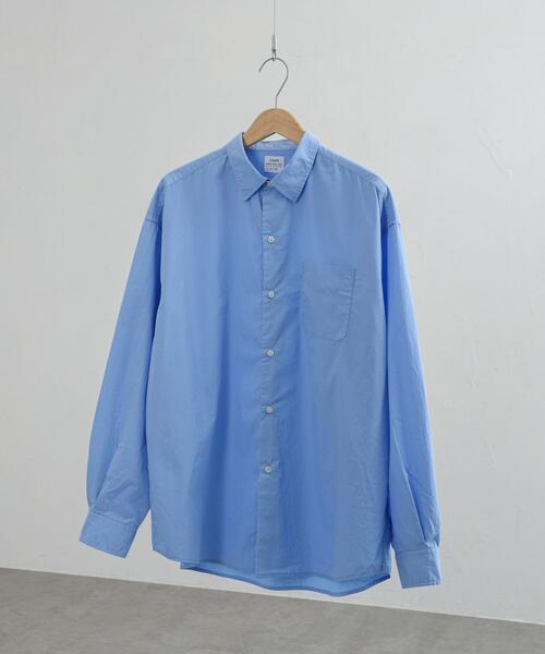 coen（コーエン）の「ビッグシルエットブロードシャツ（シャツ/ブラウス・メンズ・ホワイト/ネイビー/イエロー/ライトブルー・M/L/XL）」の8枚目の写真