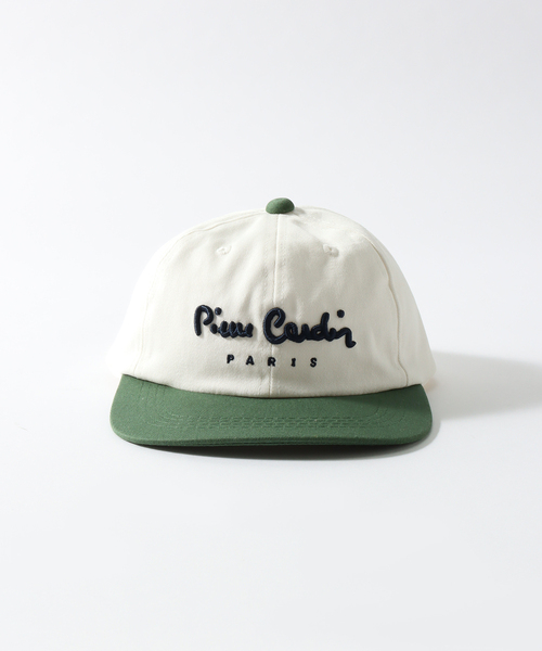 417 EDIFICE（フォーワンセブンエディフィス）の「【Pierre Cardin / ピエール カルダン】別注ロゴキャップ（キャップ・メンズ・ブラック/グリーン・FREE）」の3枚目の写真