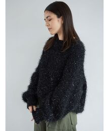 Ungrid | ラメフェザーヤーンニット(ニット/セーター)