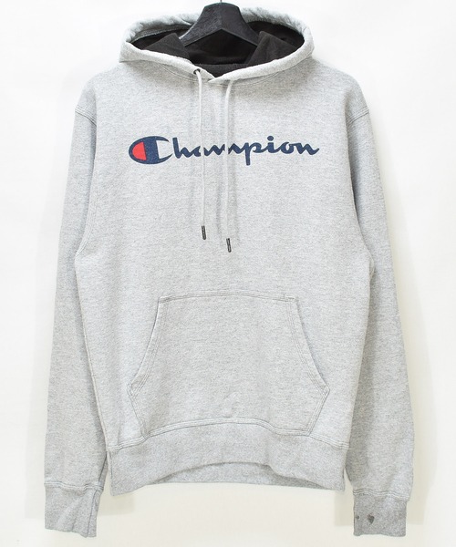 Champion(チャンピオン)の「【ヴィンテージ古着】Champion / チャンピオン ロゴ スウェットパーカー(パーカー・メンズ・グレー・SMALL)」の1枚目の写真