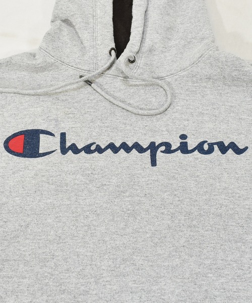 Champion(チャンピオン)の「【ヴィンテージ古着】Champion / チャンピオン ロゴ スウェットパーカー(パーカー・メンズ・グレー・SMALL)」の7枚目の写真