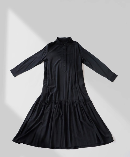 antiqua（アンティカ）の「シャツワンピース（シャツワンピース・レディース・ダークグリーン/ブラック/オレンジ・FREE）」の19枚目の写真