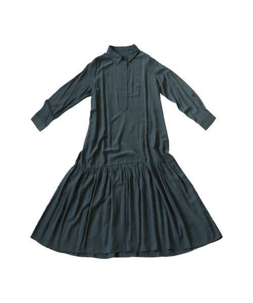 antiqua（アンティカ）の「シャツワンピース（シャツワンピース・レディース・ダークグリーン/ブラック/オレンジ・FREE）」の21枚目の写真