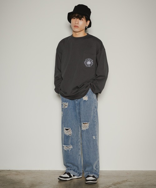 INTER FACTORY（インターファクトリー）の「古謝那伊留 - バケットハット made in INTER FACTORY（ハット・メンズ・ブラック・FREE）」の9枚目の写真