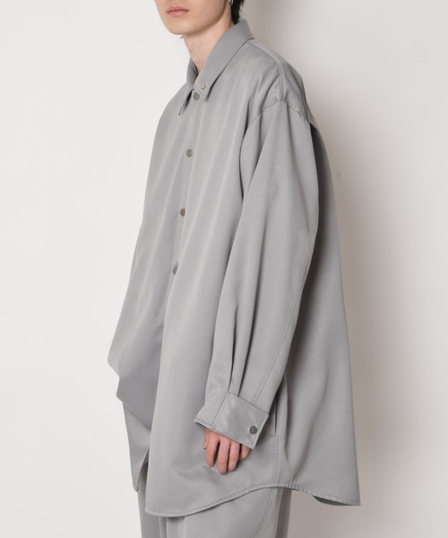 [値下げ]Stone  オーバーシャツ ジャケット セール】オーバーサイズ シャツ ジャケット(ユニセックス