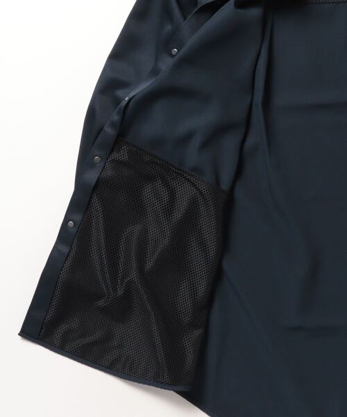 SUPERTHANKS（スーパーサンクス）の「オーバーサイズ シャツ ジャケット(ユニセックス)Outsider Shirt Jacket(Pe Twill)（シャツ/ブラウス・メンズ・ネイビー/ライトグレー・L/M/S）」の17枚目の写真