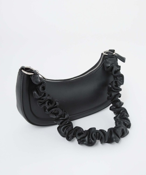 archives(アルシーヴ)の「ギャザーハンドルHOBOバッグ(ハンドバッグ・レディース・ブラック/グレイッシュベージュ/グリーン系その他・FREE)」の17枚目の写真