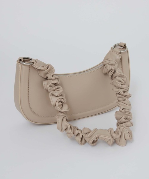 archives(アルシーヴ)の「ギャザーハンドルHOBOバッグ(ハンドバッグ・レディース・ブラック/グレイッシュベージュ/グリーン系その他・FREE)」の18枚目の写真