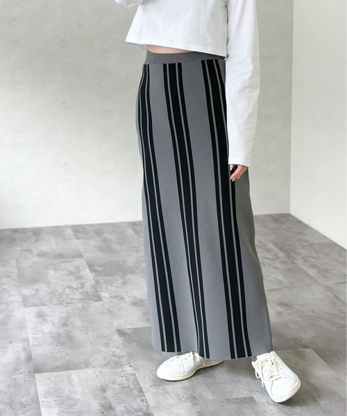 Per sist ence(パーシエンス)の「Per sist ence/パーシエンス 総柄ジャガードスカート(スカート・レディース・グレー/ブラック/ブラック系2/チャコールグレー/ホワイト系/ブラック系1/グレー系1/ベージュ/チャコールグレー×ブラック/ホワイト系2/ホワイト系3/ブラック系3/グレー系2/ベージュ系2/グレー系3/ブラック系4・FREE)」の14枚目の写真