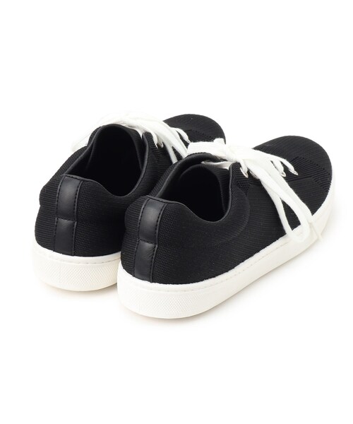 SHOO・LA・RUE（シューラルー）の「◆ハトメニットスニーカー（スニーカー・レディース・ライトグレー/ブラック・35/45）」の6枚目の写真