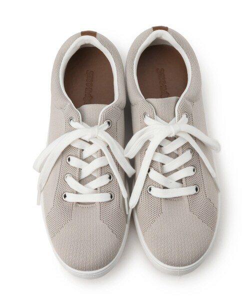 SHOO・LA・RUE（シューラルー）の「◆ハトメニットスニーカー（スニーカー・レディース・ライトグレー/ブラック・35/45）」の7枚目の写真