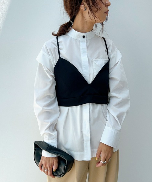 y/m(イム)の「切り替えデザインポケットシャツ(シャツ/ブラウス・レディース・ホワイト・FREE)」の12枚目の写真