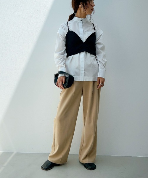 y/m(イム)の「切り替えデザインポケットシャツ(シャツ/ブラウス・レディース・ホワイト・FREE)」の13枚目の写真