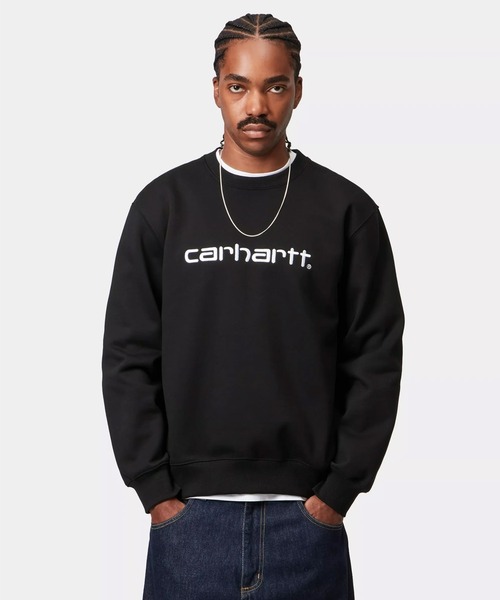 Carhartt WIP(カーハートダブリューアイピー)の「Carhartt WIP/カーハートダブリューアイピー CARHARTT SWEATSHIRT トレーナー ルーズシルエット アースカラー I030546(スウェット・メンズ・ヘザーグレー/パープル/ダークブルー/カーキオリーブ/ブラック/ダークブラウン/ダークネイビー・L/S/M/XL)」の22枚目の写真