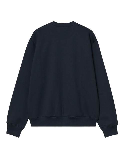 Carhartt WIP(カーハートダブリューアイピー)の「Carhartt WIP/カーハートダブリューアイピー CARHARTT SWEATSHIRT トレーナー ルーズシルエット アースカラー I030546(スウェット・メンズ・ヘザーグレー/パープル/ダークブルー/カーキオリーブ/ブラック/ダークブラウン/ダークネイビー・L/S/M/XL)」の8枚目の写真