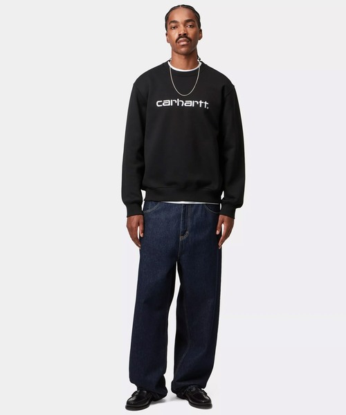 Carhartt WIP(カーハートダブリューアイピー)の「Carhartt WIP/カーハートダブリューアイピー CARHARTT SWEATSHIRT トレーナー ルーズシルエット アースカラー I030546(スウェット・メンズ・ヘザーグレー/パープル/ダークブルー/カーキオリーブ/ブラック/ダークブラウン/ダークネイビー・L/S/M/XL)」の20枚目の写真