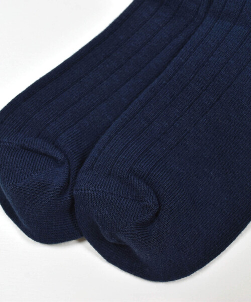 Tartine et Chocolat(タルティーヌエショコラ)の「【日本製】【お揃い】リボンチャームタイツ(80~140cm)(タイツ/ストッキング・キッズ・ネイビー/オフホワイト・L/S/XS/M)」の7枚目の写真