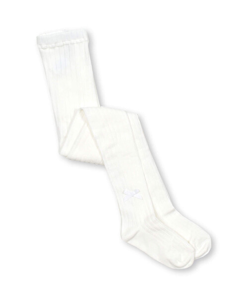 Tartine et Chocolat(タルティーヌエショコラ)の「【日本製】【お揃い】リボンチャームタイツ(80~140cm)(タイツ/ストッキング・キッズ・ネイビー/オフホワイト・L/S/XS/M)」の10枚目の写真