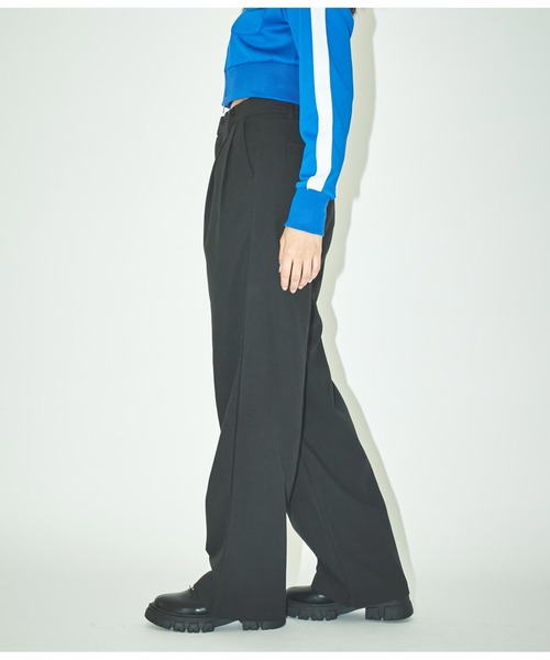 ANLIBERTY ANAP（アンリバティアナップ）の「シンプルスラックス【セットアップ対応】（スラックス・レディース・グレー/ブラック・M/S）」の20枚目の写真