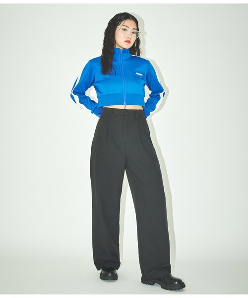 ANLIBERTY ANAP（アンリバティアナップ）の「シンプルスラックス【セットアップ対応】（スラックス・レディース・グレー/ブラック・M/S）」の22枚目の写真