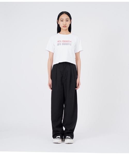 ANLIBERTY ANAP（アンリバティアナップ）の「シンプルスラックス【セットアップ対応】（スラックス・レディース・グレー/ブラック・M/S）」の11枚目の写真