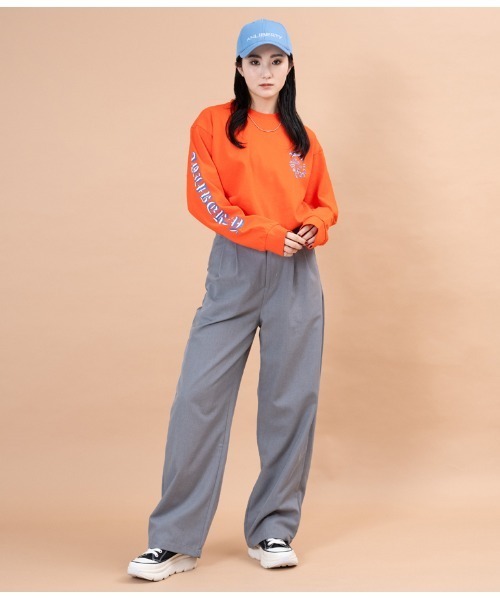 ANLIBERTY ANAP（アンリバティアナップ）の「シンプルスラックス【セットアップ対応】（スラックス・レディース・グレー/ブラック・M/S）」の14枚目の写真